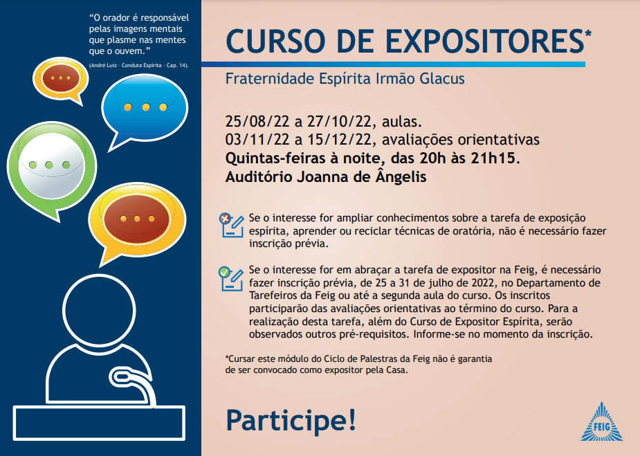 expositor espirita feig 2022